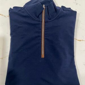 Polo Ralph Lauren Navy Blue Half-Zip Pullover